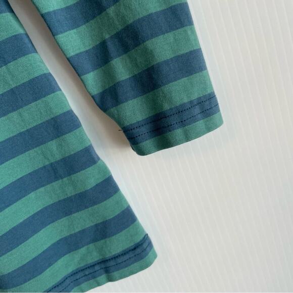 Matilda Jane striped shirt size small teal stripes - Picture 6 of 6